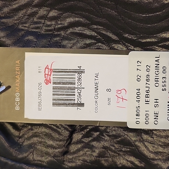 BCBG cocktail dress in black, size 8 - Picture 3 of 3